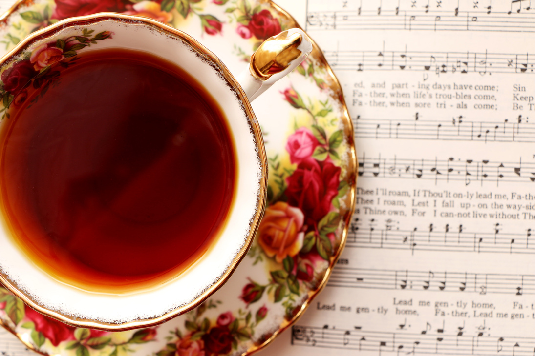 Vintage Tea Cup with Music